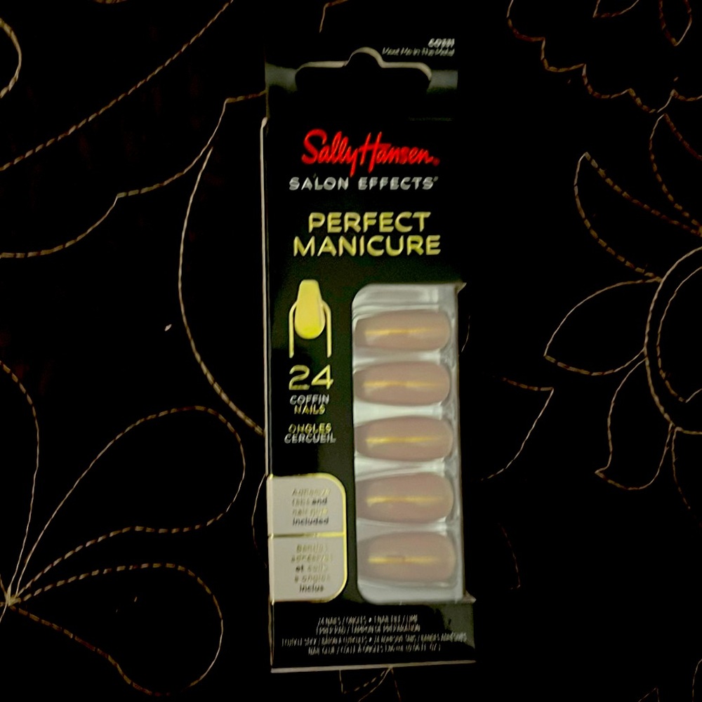 Brand new perfect manicure nails.. never opened… 24 coffin nails in package